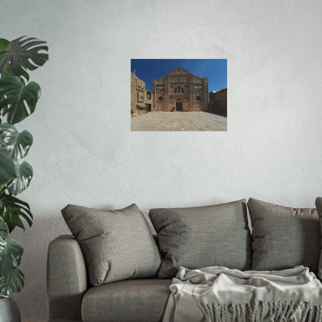 Shrine of the Beheading of Saint John the Baptist, Madaba, Jordan (دير اللاتين مادبا) | Fine Art Poster