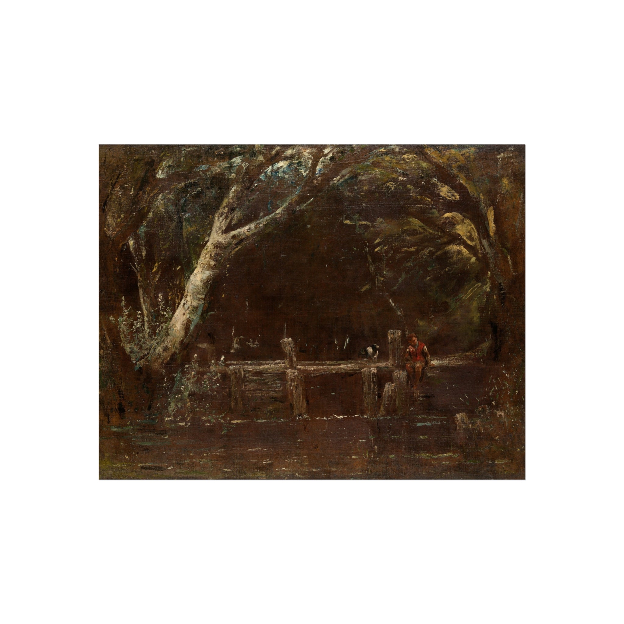 John Constable - Landscape (The Lock) | Fine Art Poster