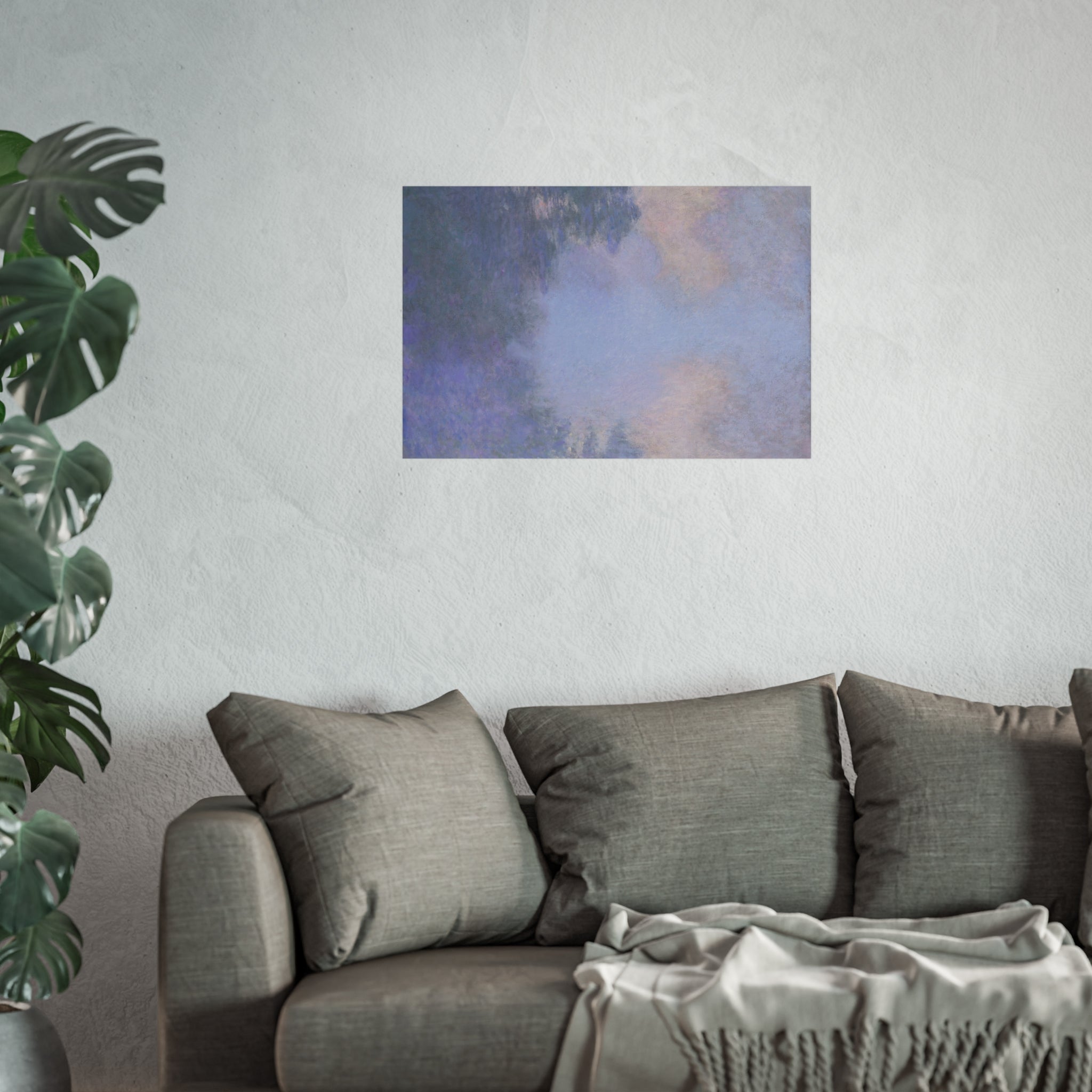 Claude Monet - Branch of the Seine near Giverny (Mist) | Fine Art Poster