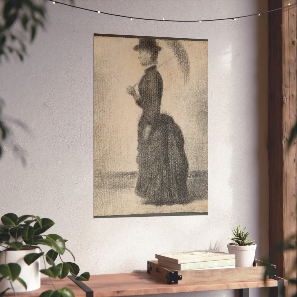 Georges Seurat - Woman Walking with a Parasol | Fine Art Poster
