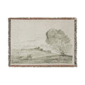 Jean Baptiste Camille Corot - The Isolated Fort | Woven Tapestry Blanket