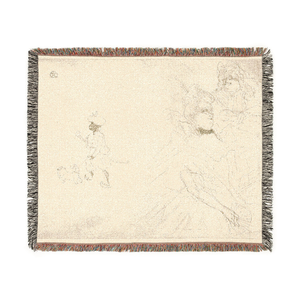 Henri de Toulouse-Lautrec - Cover for L'exemple de Ninon de Lenclos amoureuse | Woven Tapestry Blanket
