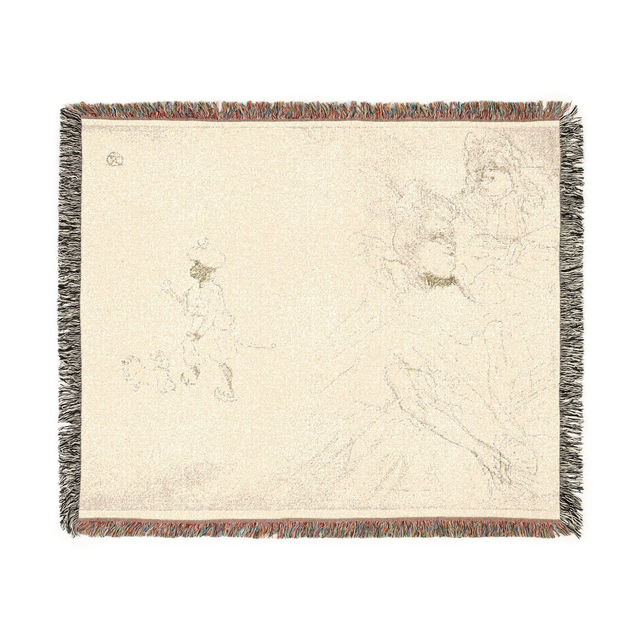 Henri de Toulouse-Lautrec - Cover for L'exemple de Ninon de Lenclos amoureuse | Woven Tapestry Blanket