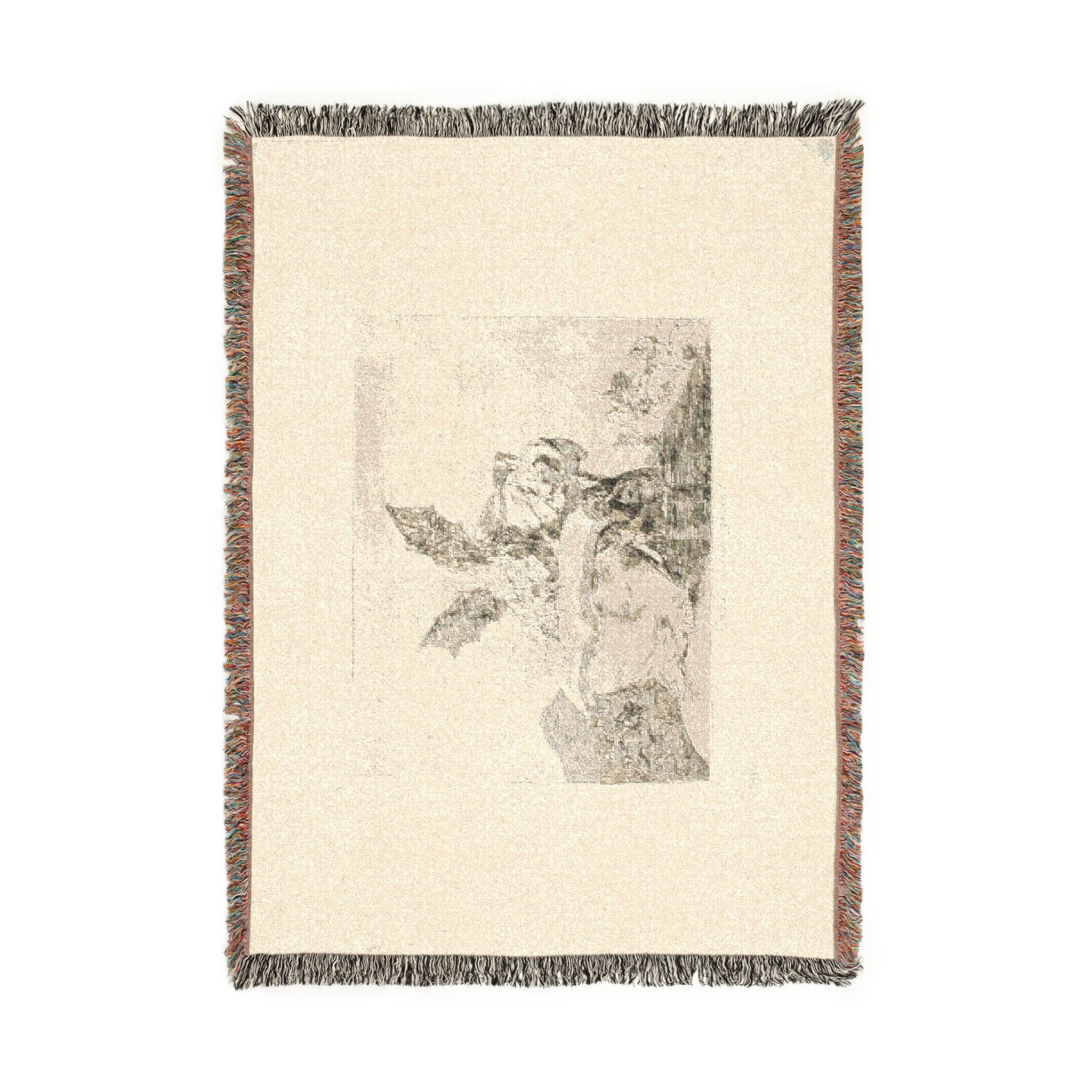 Francisco José de Goya y Lucientes - Against the Common Good, plate 71 from The Disasters of War | Woven Tapestry Blanket