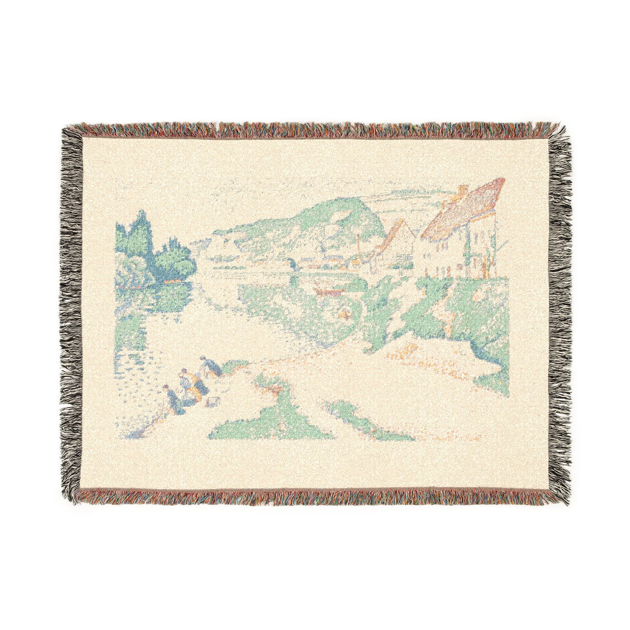 Paul Signac - The Andelys | Woven Tapestry Blanket