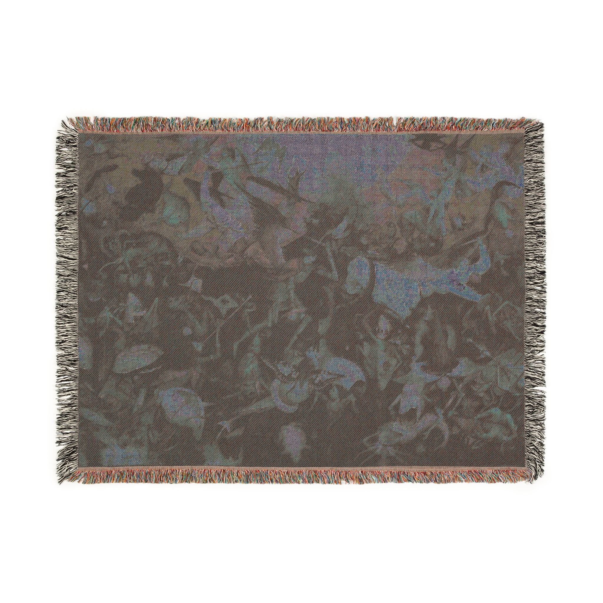 Pieter Bruegel the Elder - The Fall of the Rebel Angels - Google Art Project | Woven Tapestry Blanket