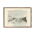 Canaletto - Mestre, from Vedute | Woven Tapestry Blanket
