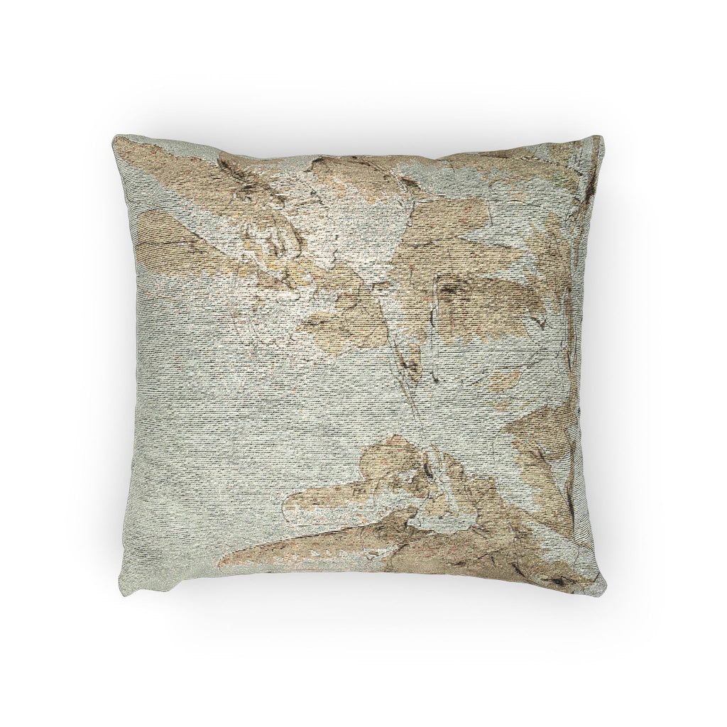 Giovanni Battista Tiepolo - Punchinellos Cooking and Tasting Gnocchi (Punchinellos' Repast) | Woven Pillow