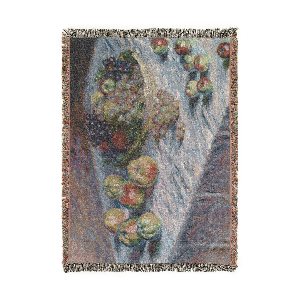 Claude Monet - Apples and Grapes | Woven Tapestry Blanket