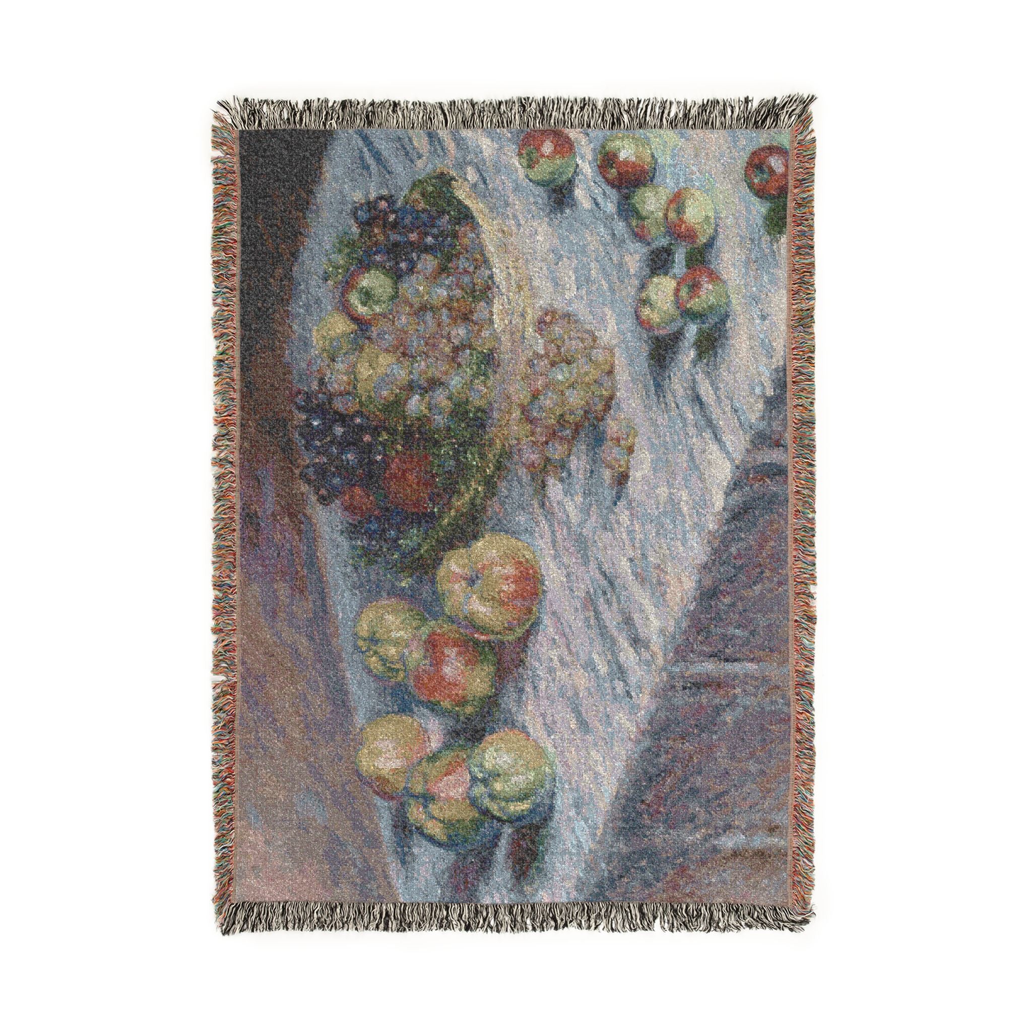 Claude Monet - Apples and Grapes | Woven Tapestry Blanket