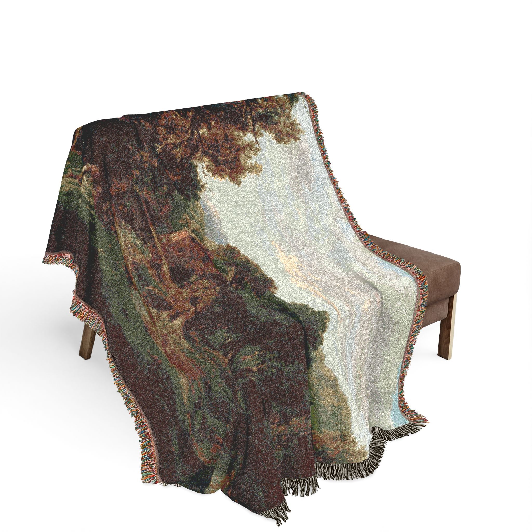 The Old Mill George Inness Tapestry Blanket