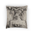 Rembrandt van Rijn - The Phoenix or The Statue Overthrown | Woven Pillow