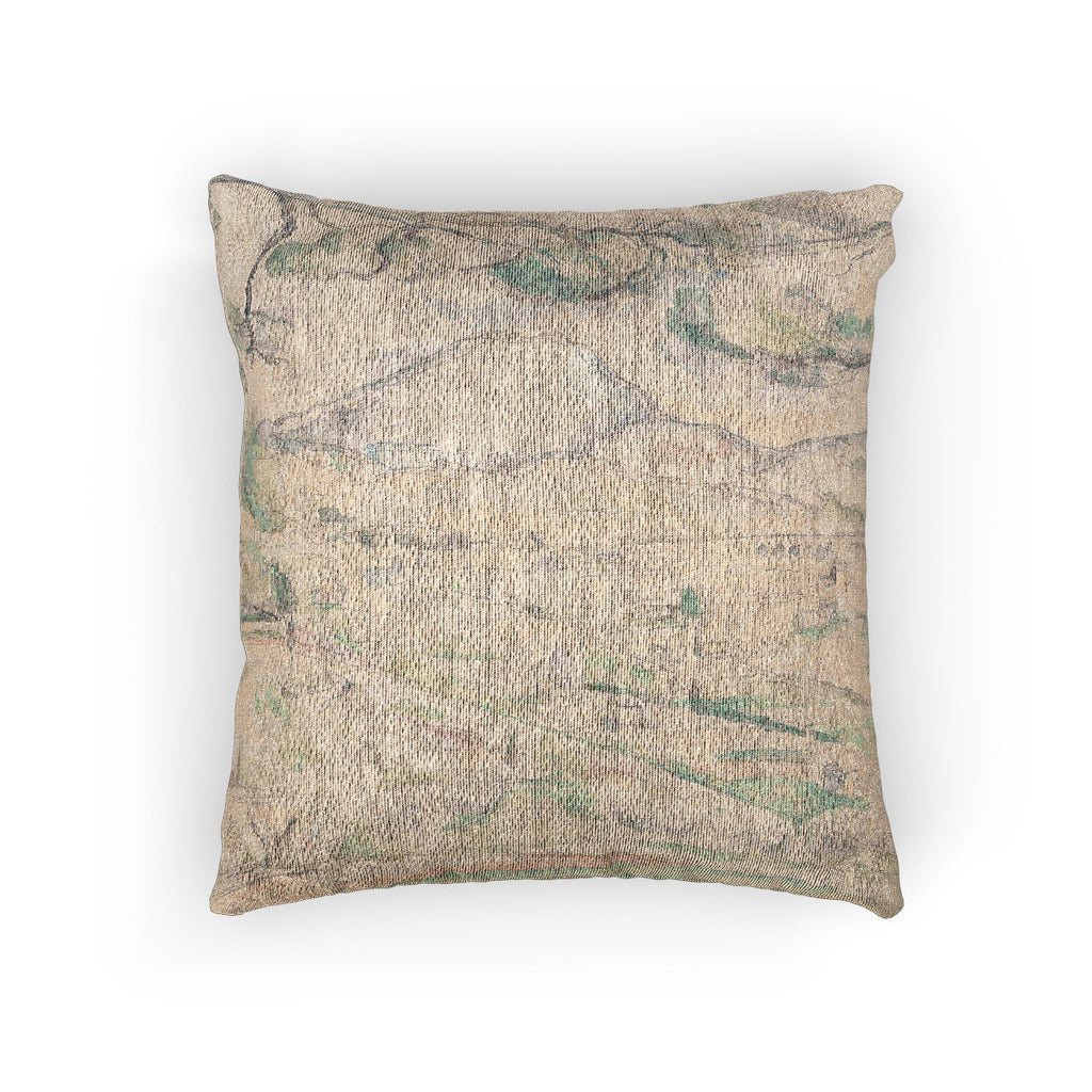 Paul Cezanne - Montagne Sainte-Victoire (The Arc Valley) | Woven Pillow