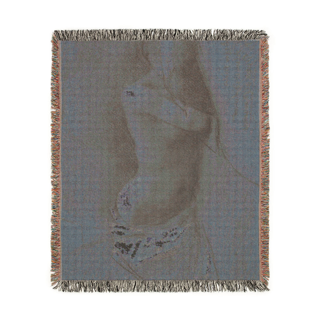 Pierre Puvis de Chavannes - Study of a Sleeping Woman | Woven Tapestry Blanket