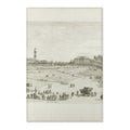 Canaletto - Prà della Valle, from Vedute | Area Rug