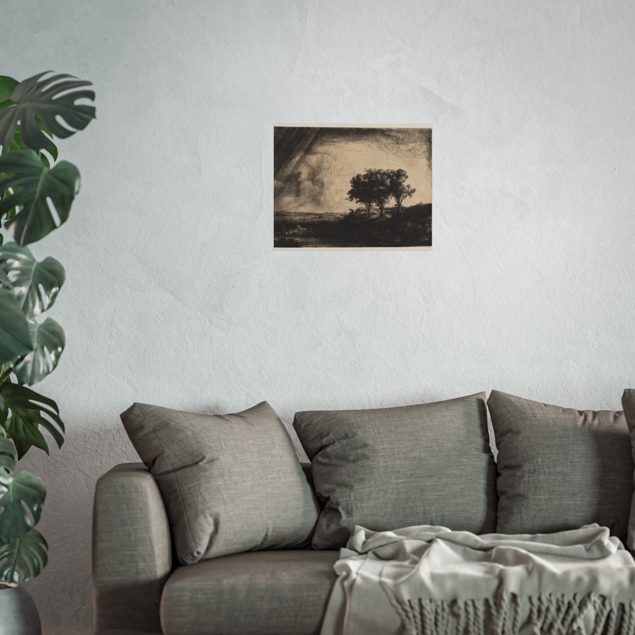 Rembrandt van Rijn - The Three Trees | Fine Art Poster