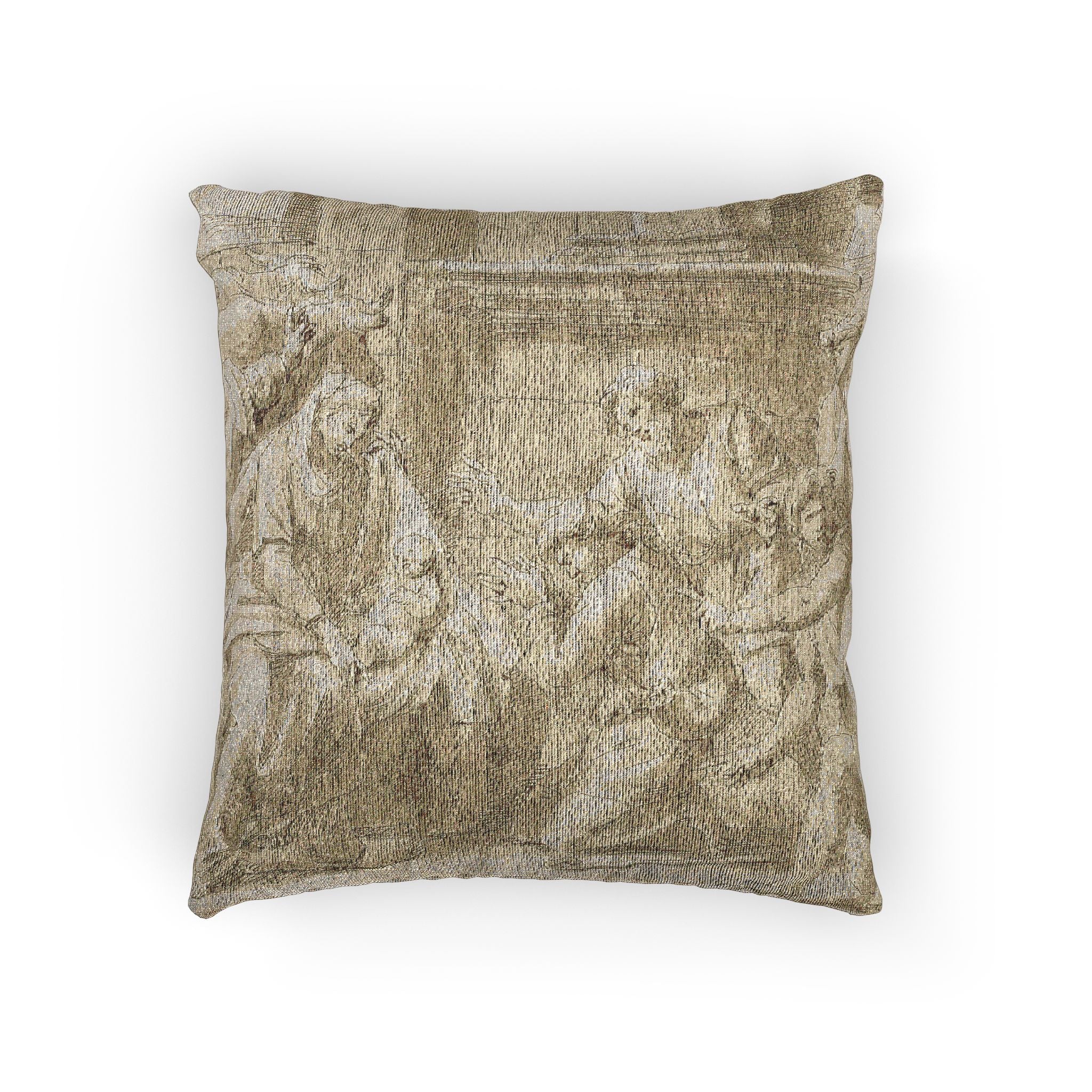 Nicolas Poussin - Adoration of the Shepherds | Woven Pillow