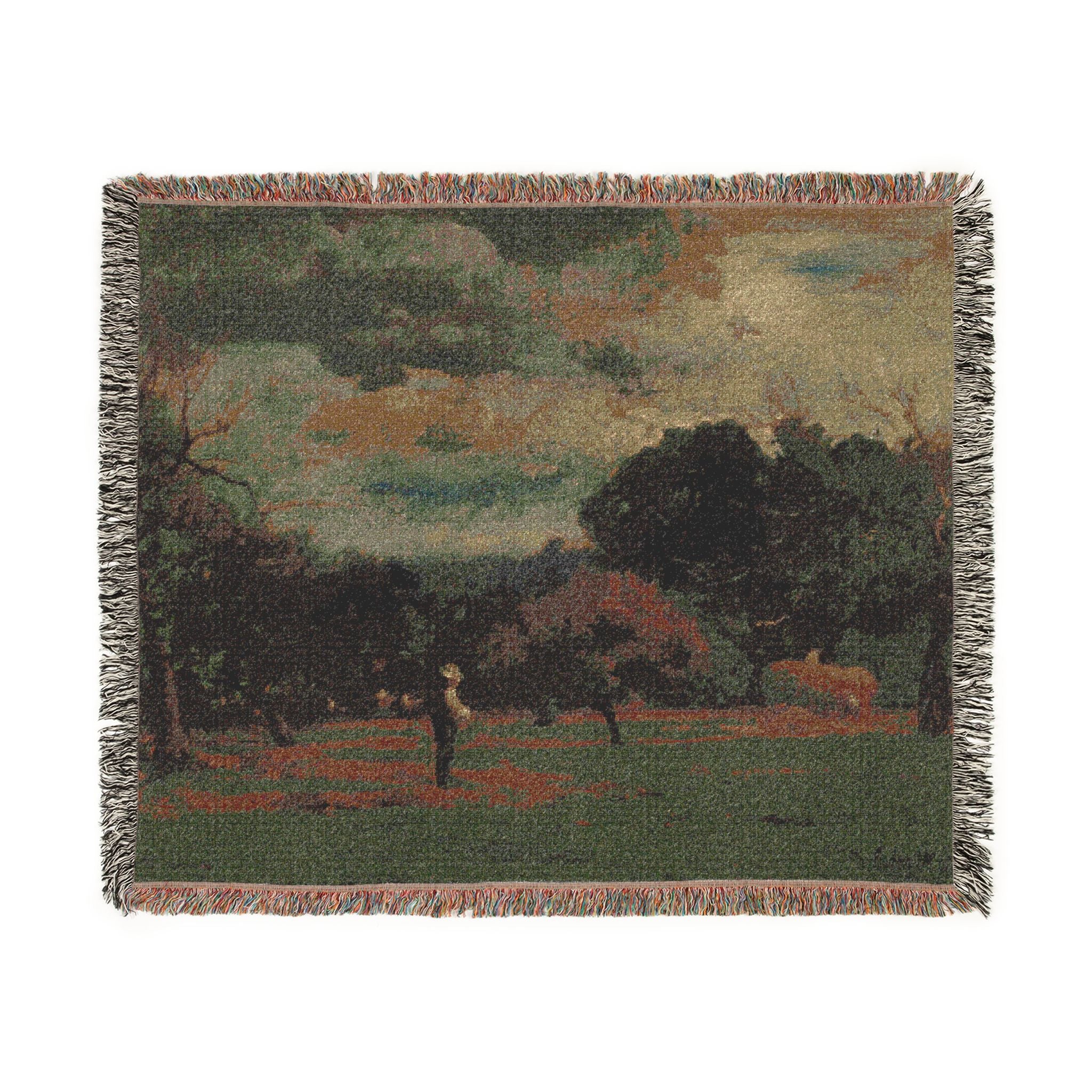 Harvest, Montclair, New Jersey George Inness Tapestry Blanket