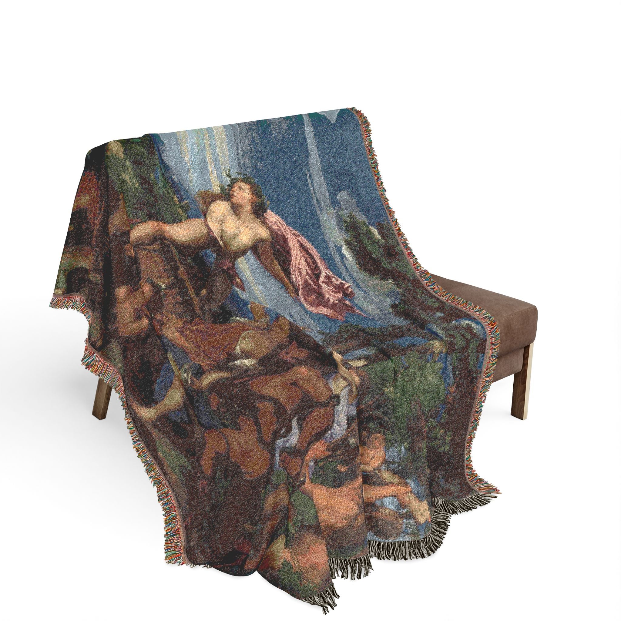 Titian Bacchus and Ariadne | Woven Tapestry Blanket