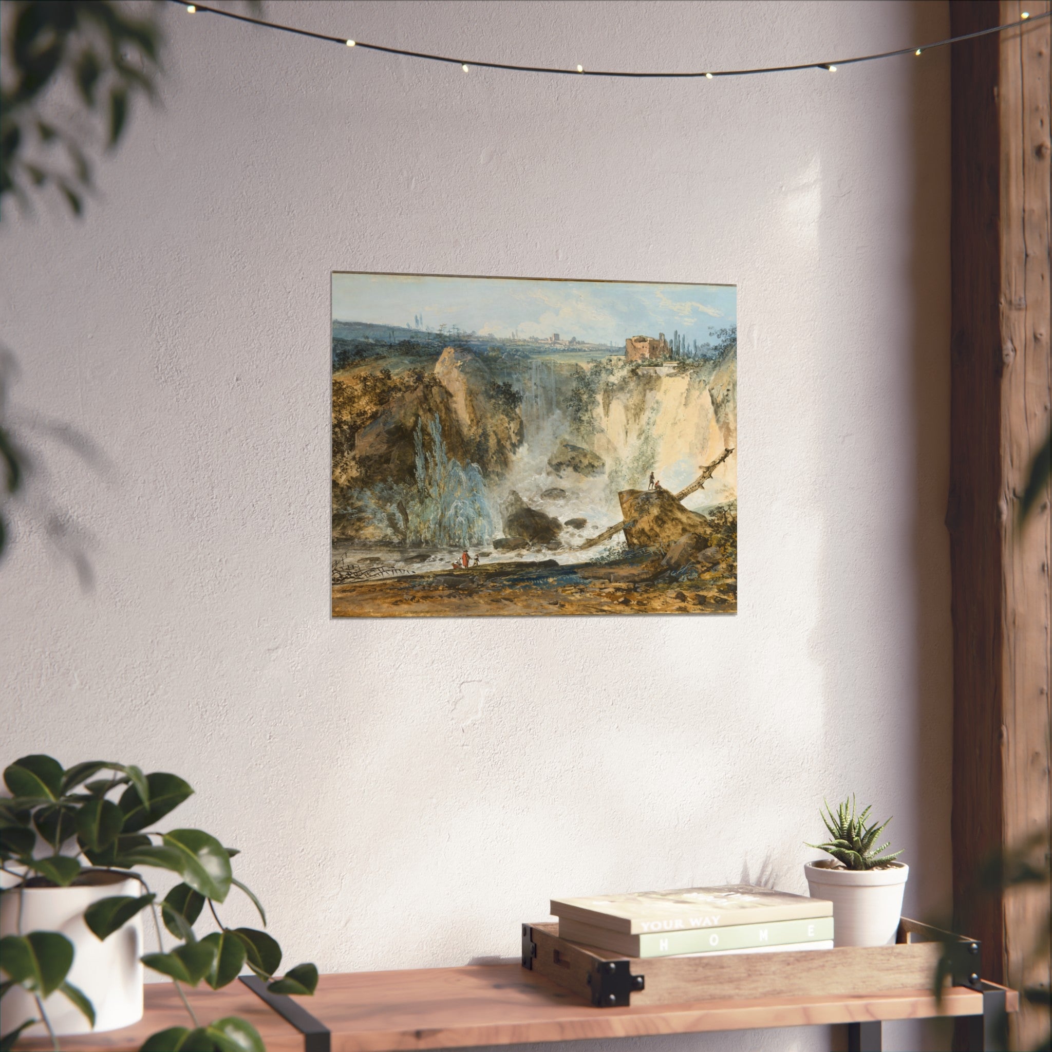 Louis Gabriel Moreau - Waterfall | Fine Art Poster