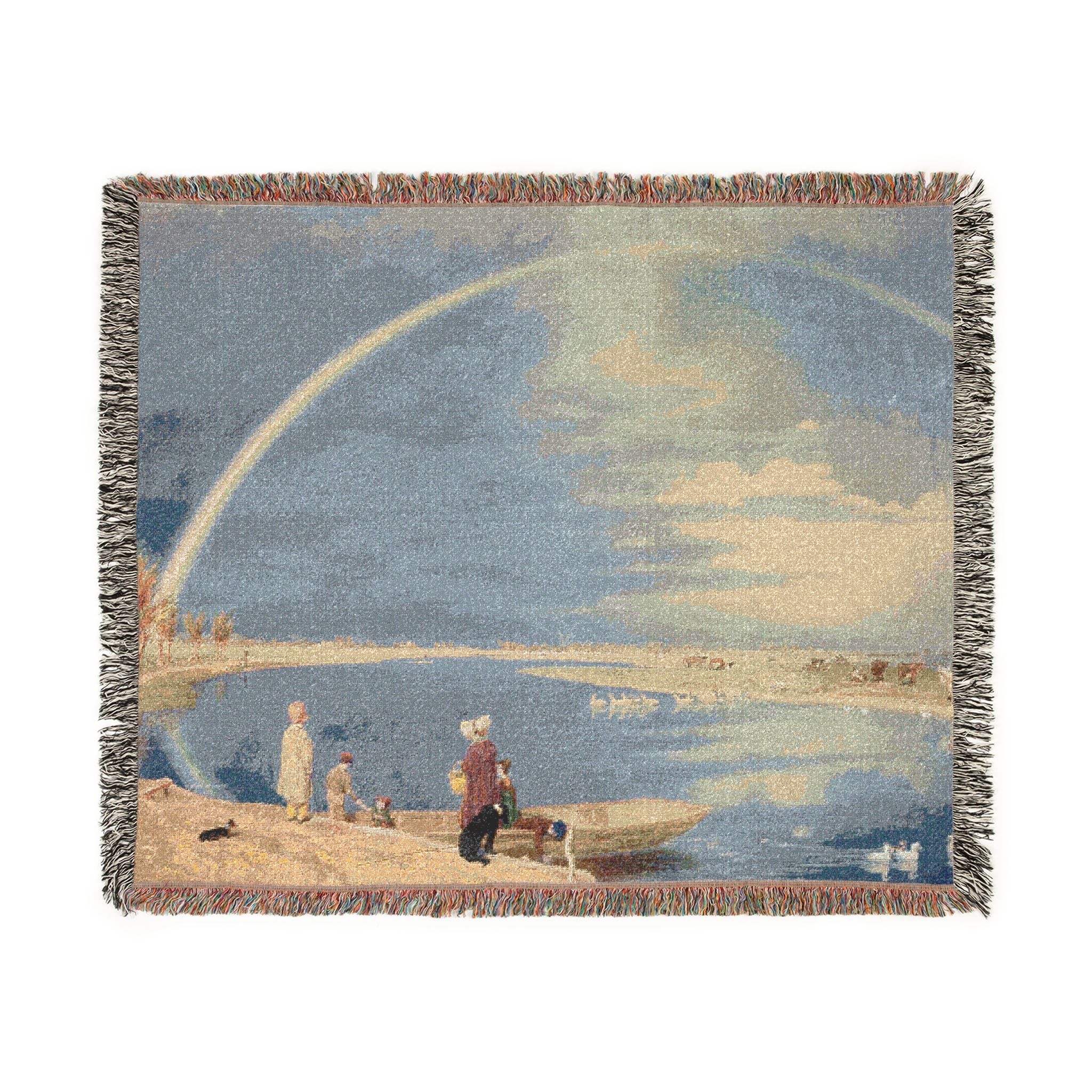 An April Shower J. M. W. Turner Tapestry Blanket