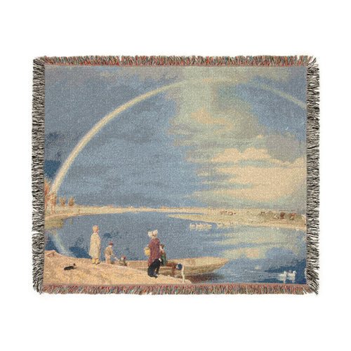 An April Shower J. M. W. Turner Tapestry Blanket