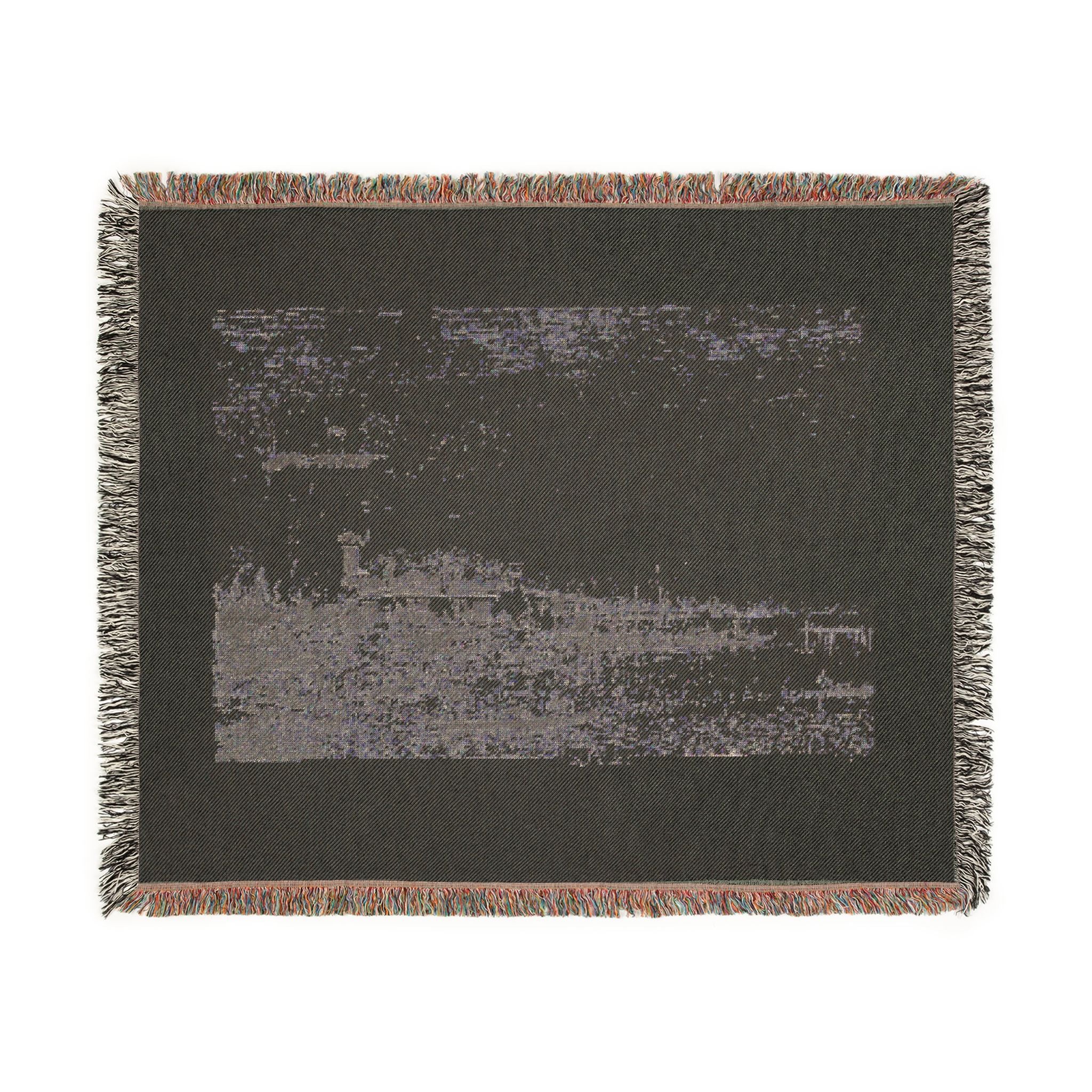 Canaletto - The Tower of Malghera, from Vedute | Woven Tapestry Blanket