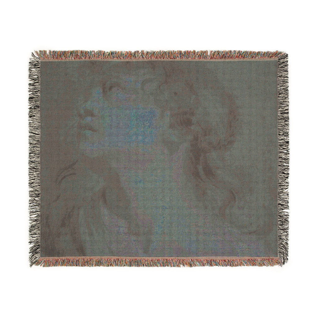 Anthony van Dyck - Head of a Girl | Woven Tapestry Blanket