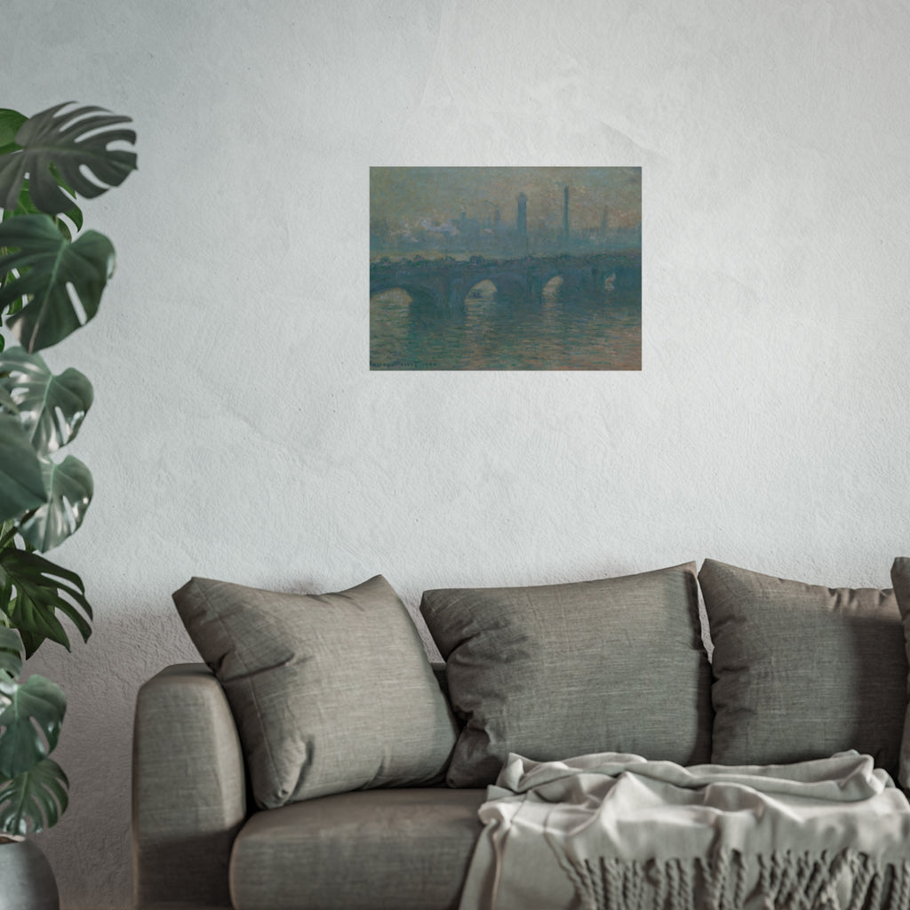 Claude Monet - Waterloo Bridge, Gray Weather | Fine Art Poster