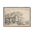 Jacob van Ruisdael - The Little Bridge | Woven Tapestry Blanket