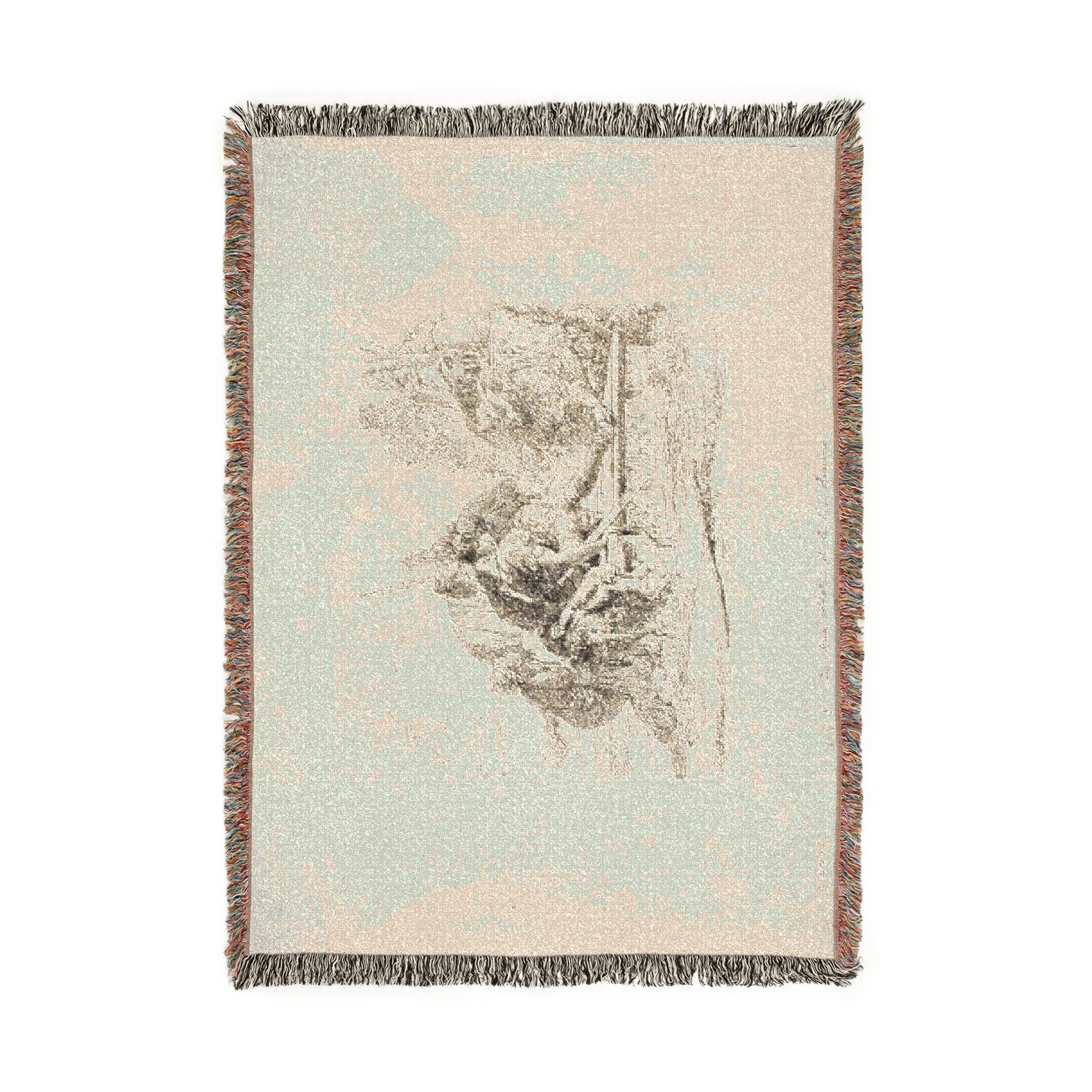 Giovanni Battista Tiepolo - Two Soldiers and Two Women, from Capricci | Woven Tapestry Blanket