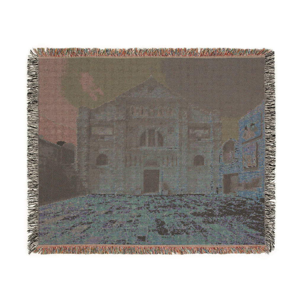 Shrine of the Beheading of Saint John the Baptist, Madaba, Jordan (دير اللاتين مادبا) | Woven Tapestry Blanket