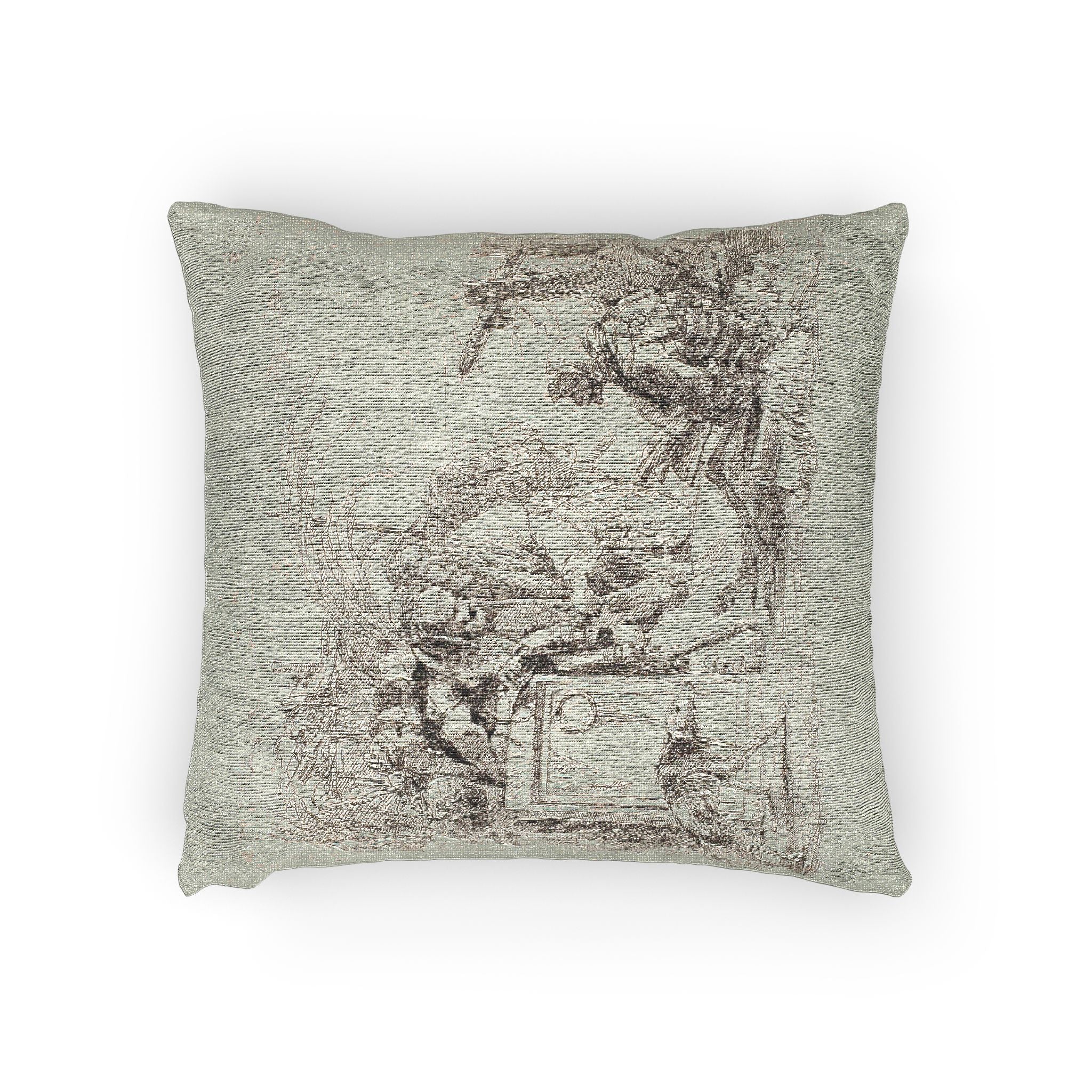 Giovanni Battista Tiepolo - Death Giving Audience, from Capricci | Woven Pillow