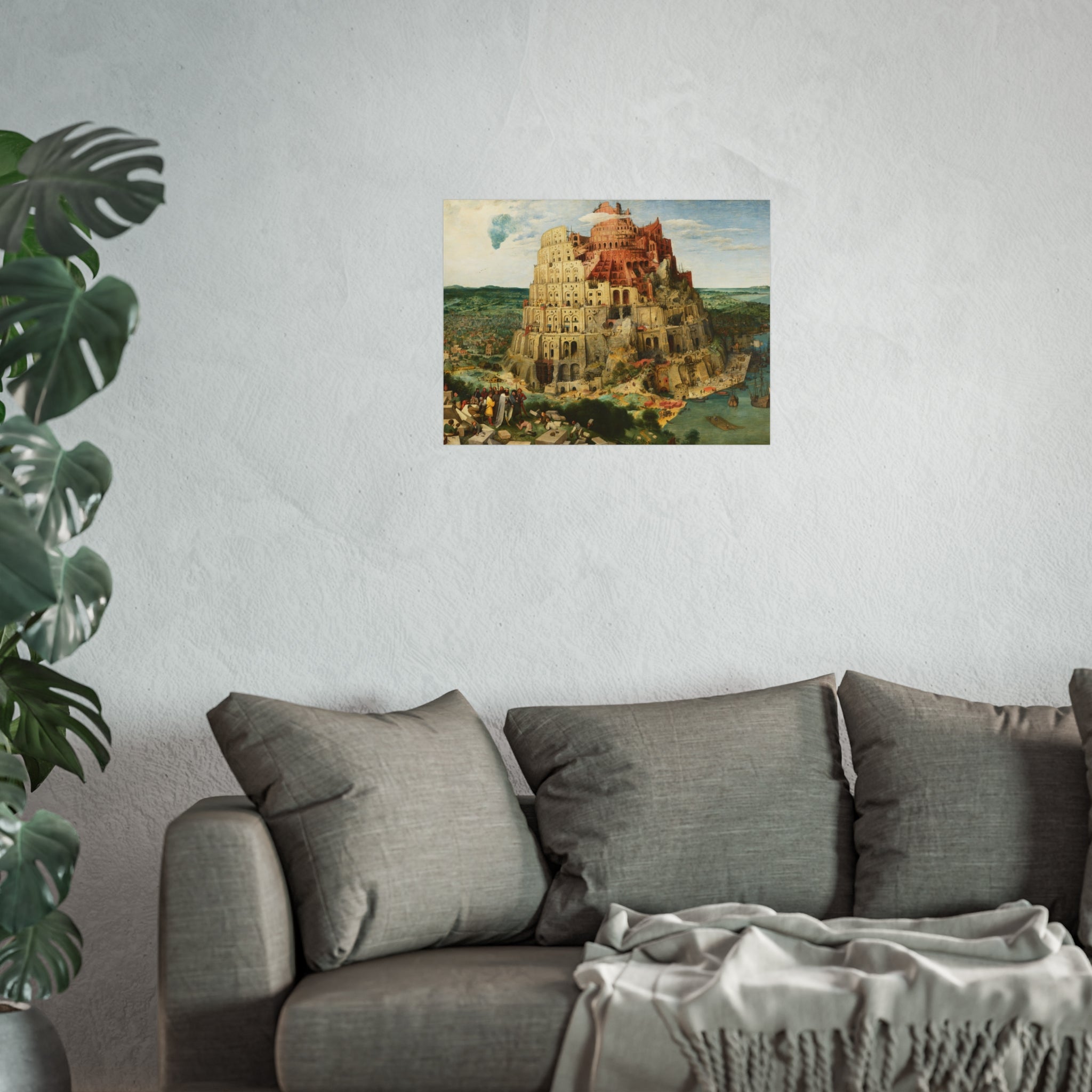 Pieter Bruegel the Elder - The Tower of Babel (Vienna) - Google Art Project - edited | Fine Art Poster