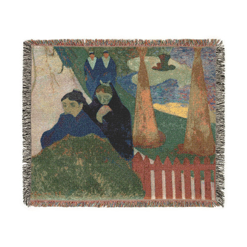Arlésiennes (Mistral) Paul Gauguin Tapestry Blanket