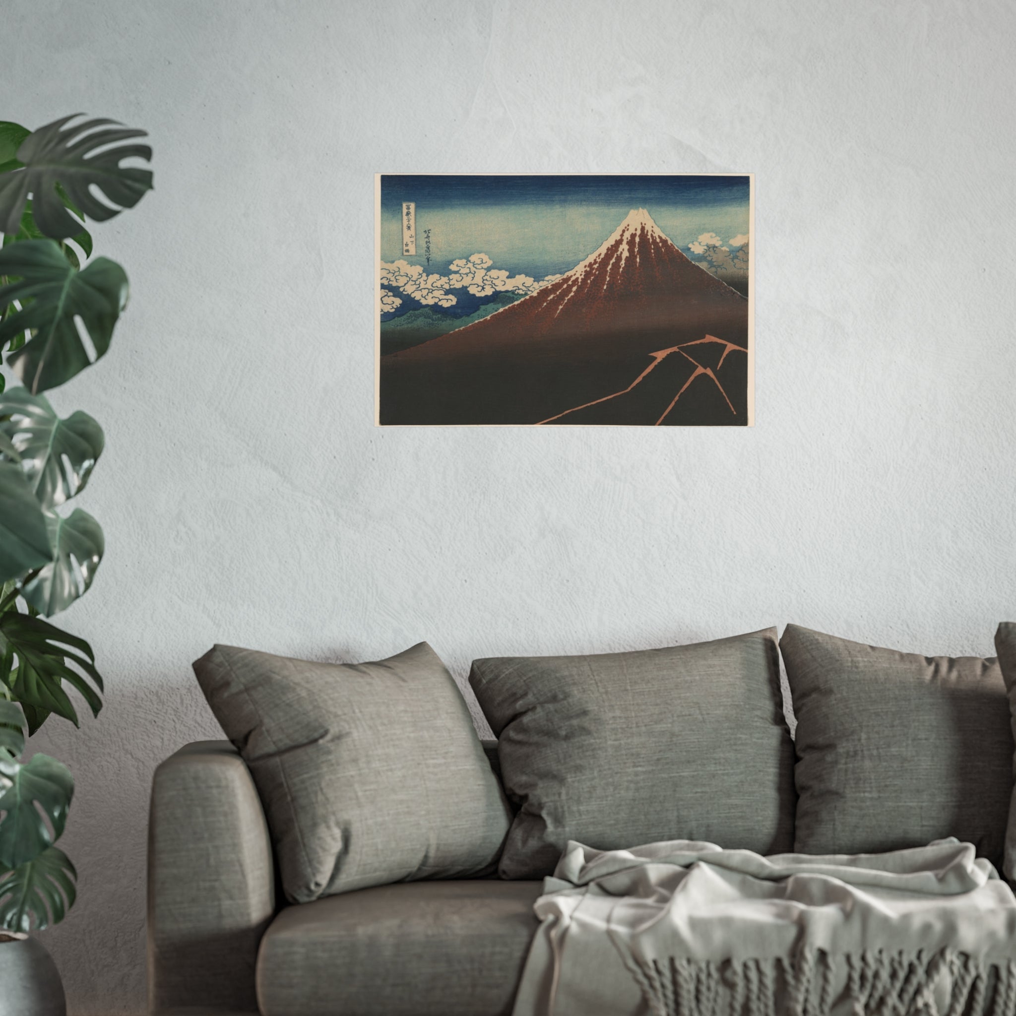 Katsushika Hokusai - Shower Below the Summit | Fine Art Poster