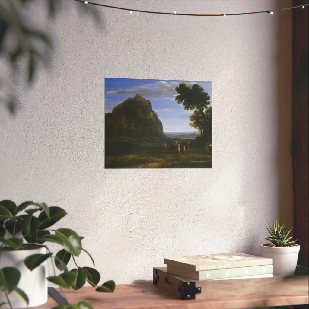 Claude Lorrain - View of Delphi with a Procession | Fine Art Poster