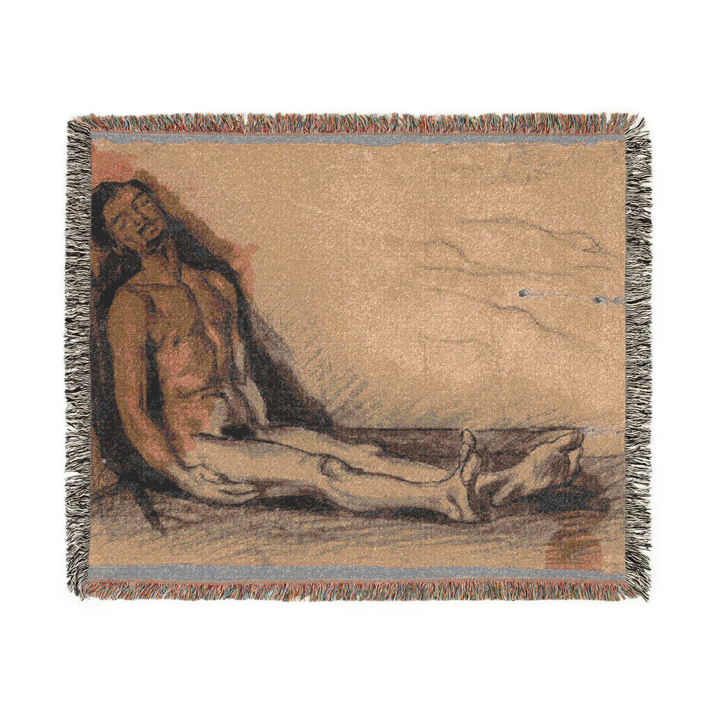 Paul Cezanne - Study for L'Autopsie | Woven Tapestry Blanket