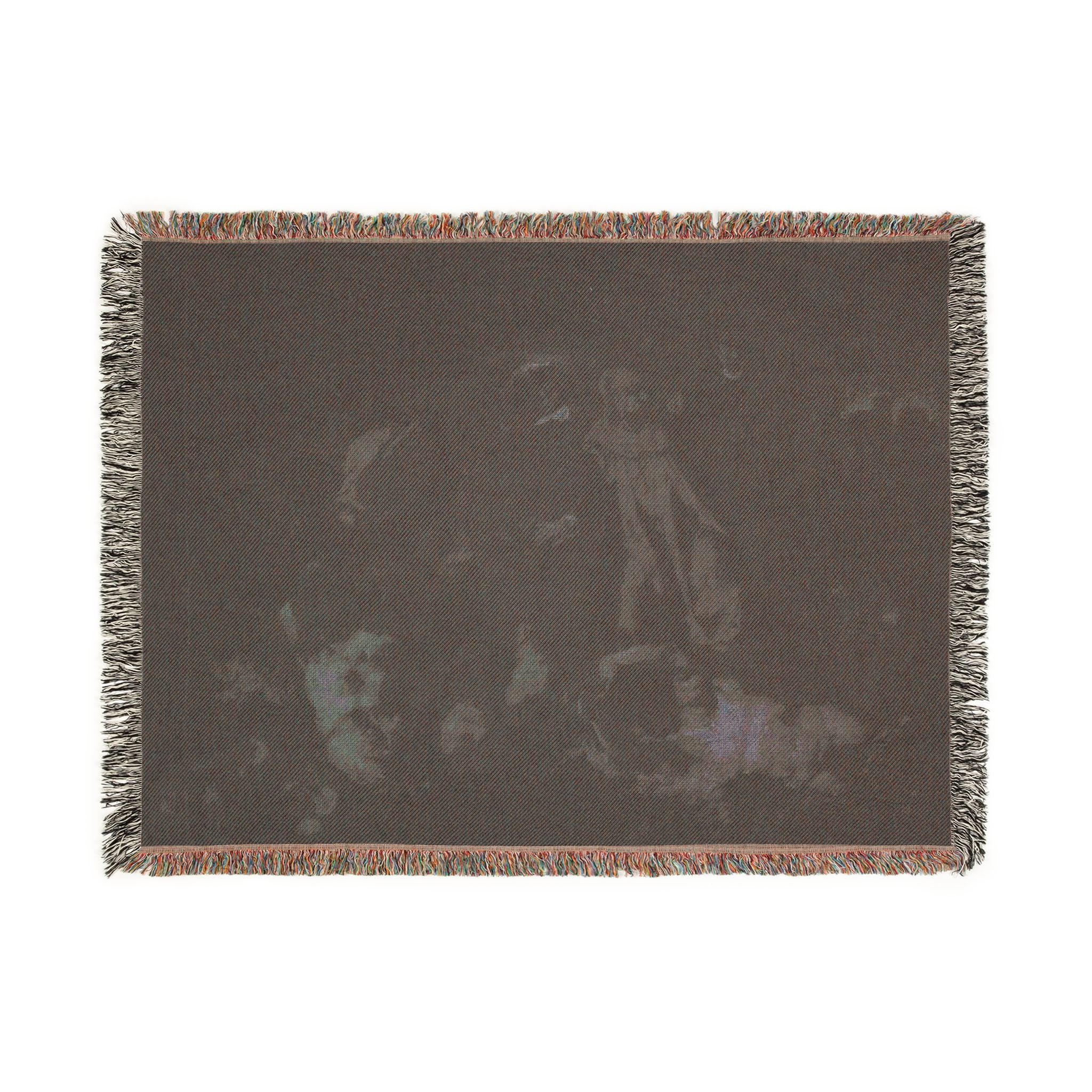 After Eugène Delacroix - Dante's Bark | Woven Tapestry Blanket