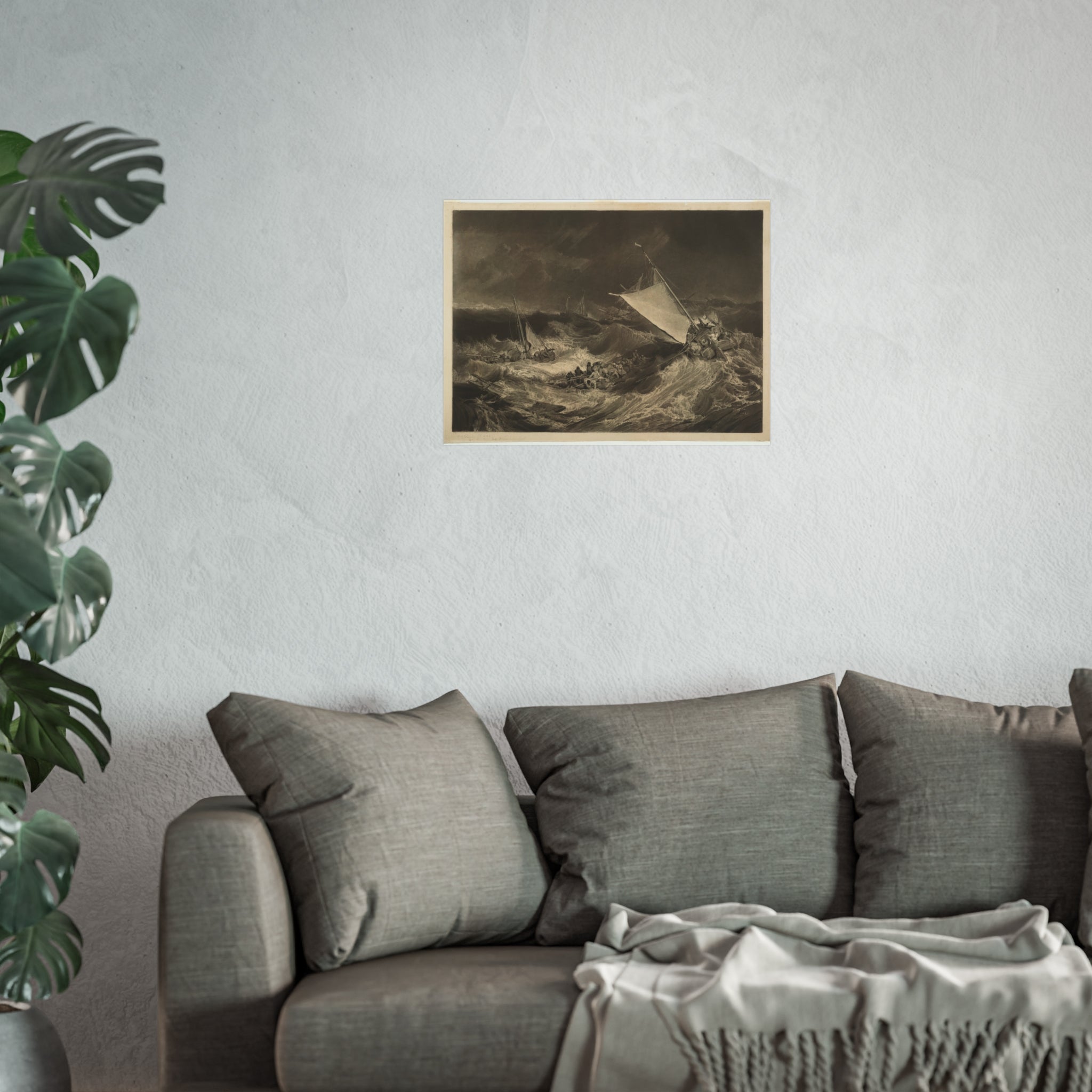 Charles Turner - A Shipwreck | Fine Art Poster