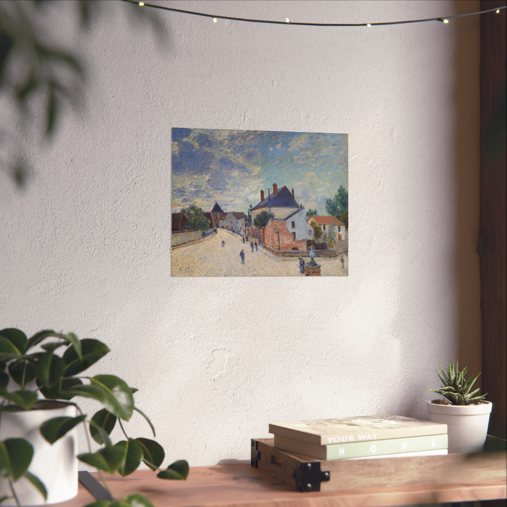Alfred Sisley - Street in Moret | Fine Art Poster