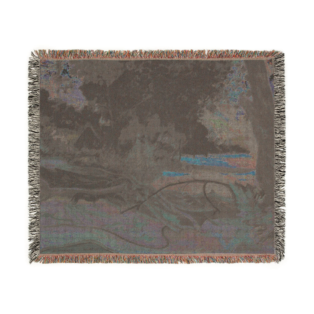 Paul Gauguin - Te burao (The Hibiscus Tree) | Woven Tapestry Blanket