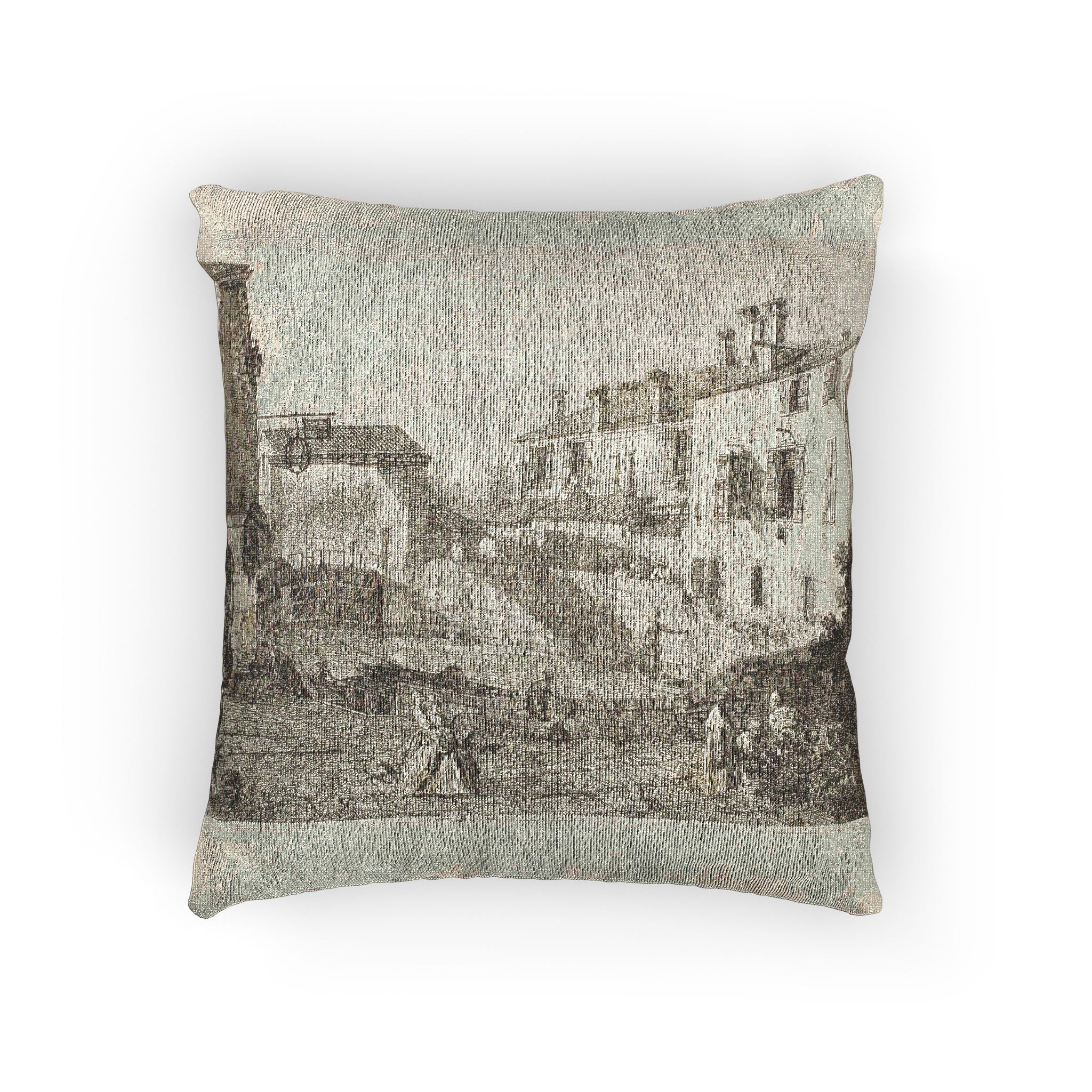 Canaletto - Le Porte Del Dolo, from Vedute | Woven Pillow