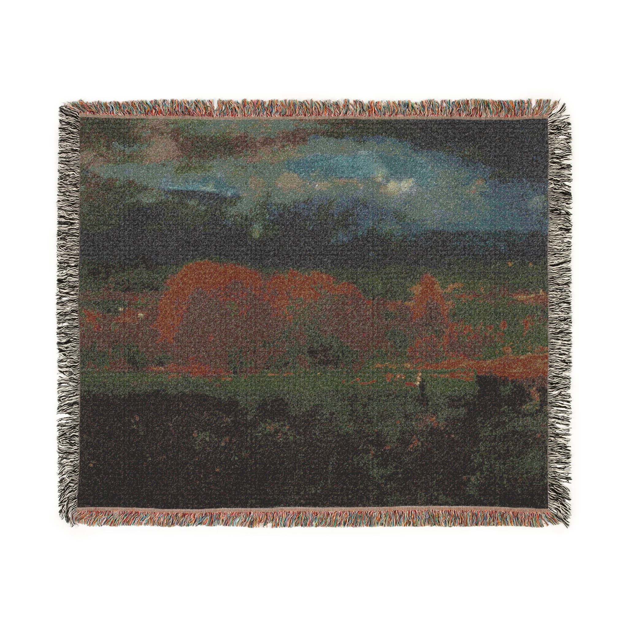 Sunlit Valley George Inness Tapestry Blanket