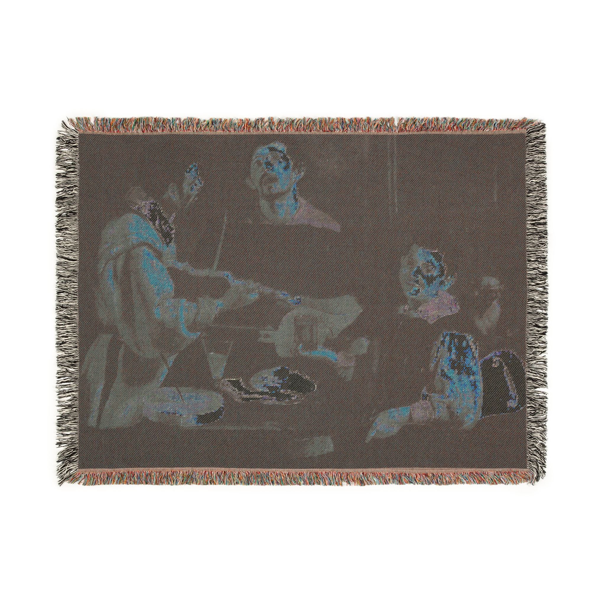 Diego Velázquez - The Three Musicians - Google Art Project | Woven Tapestry Blanket
