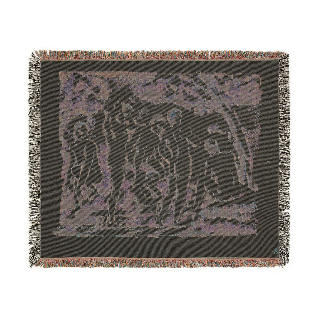 Paul Cezanne - Small Bathers | Woven Tapestry Blanket