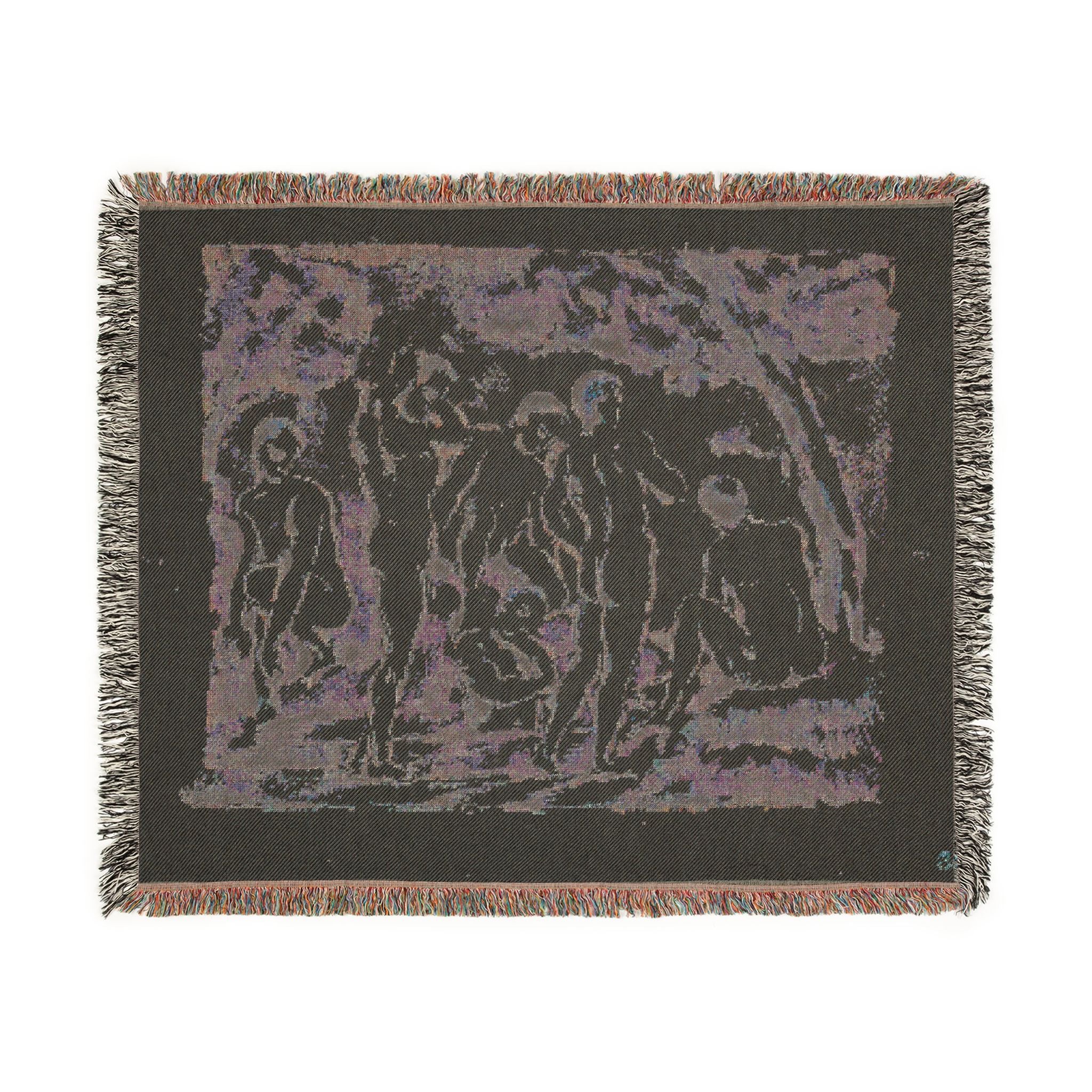 Paul Cezanne - Small Bathers | Woven Tapestry Blanket