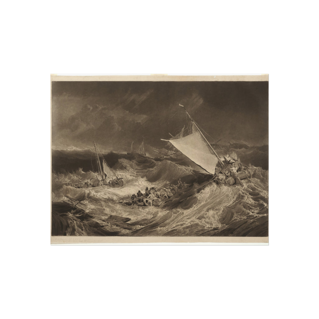 Charles Turner - A Shipwreck | Fine Art Poster