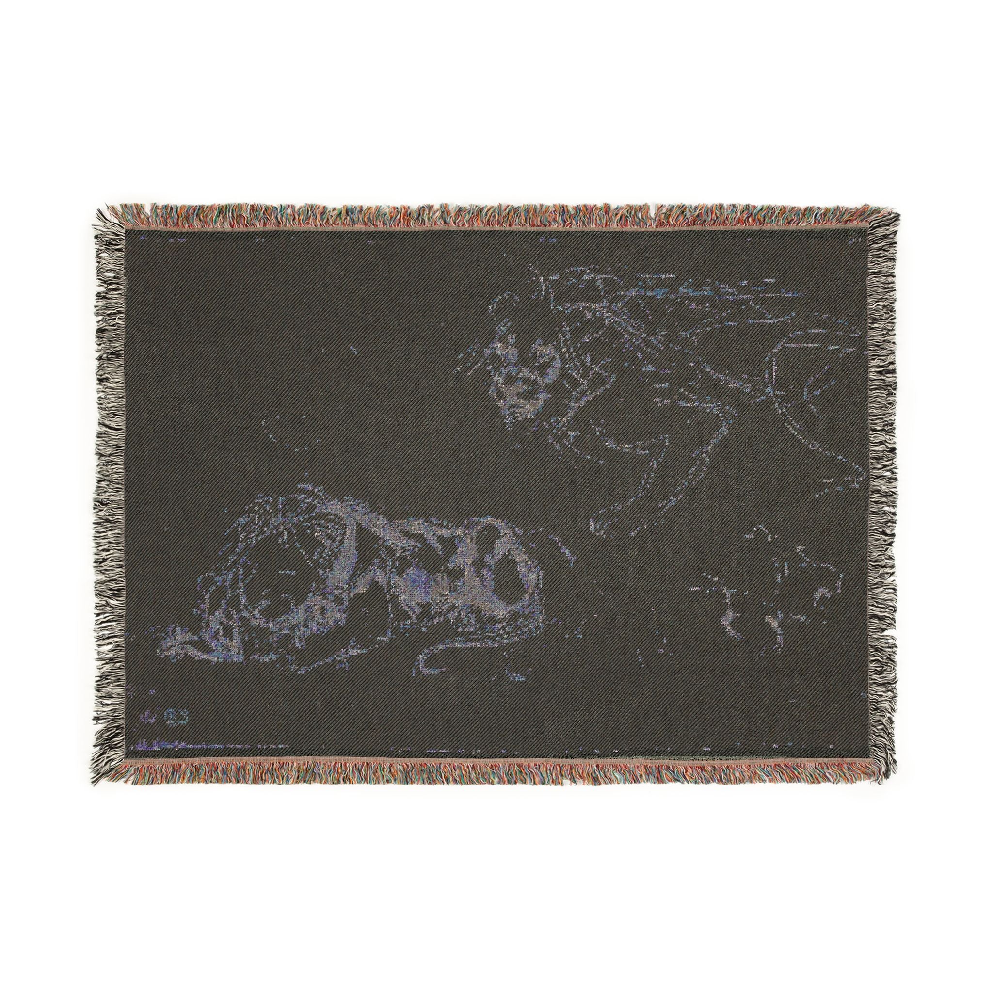 Eugène Delacroix - Studies of Lions | Woven Tapestry Blanket
