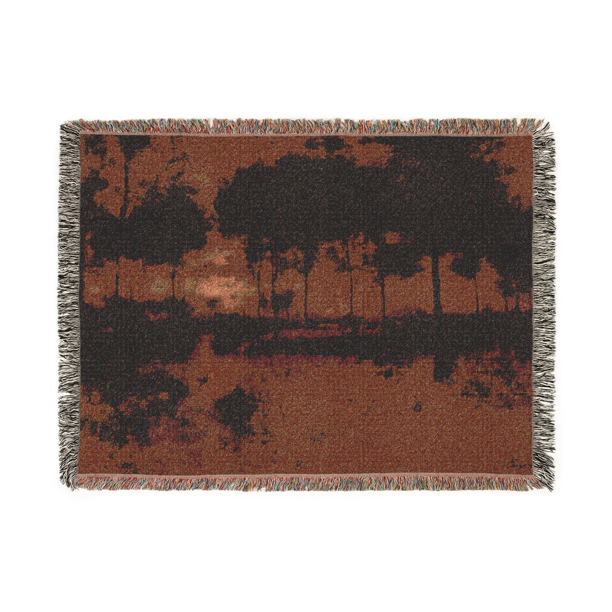 George Inness - The Home of the Heron | Woven Tapestry Blanket